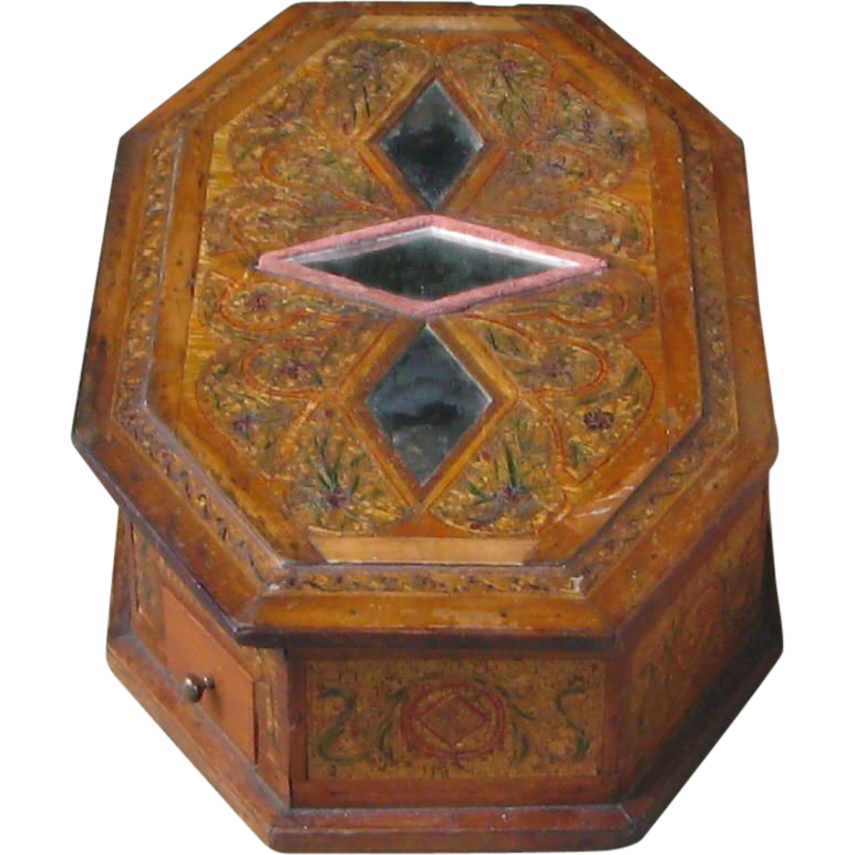 Tramp Art Sewing Box Tramp Art Sewing Box
