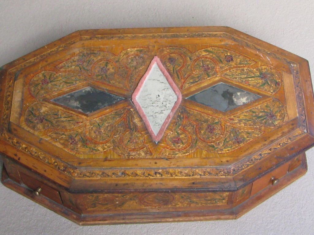 Tramp Art Sewing Box Tramp Art Sewing Box