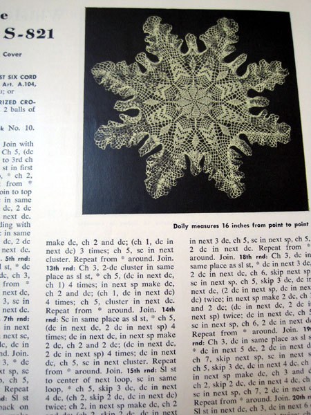 Doilies - Vintage Pattern Book 1955 Doilies - Vintage Pattern Book 1955