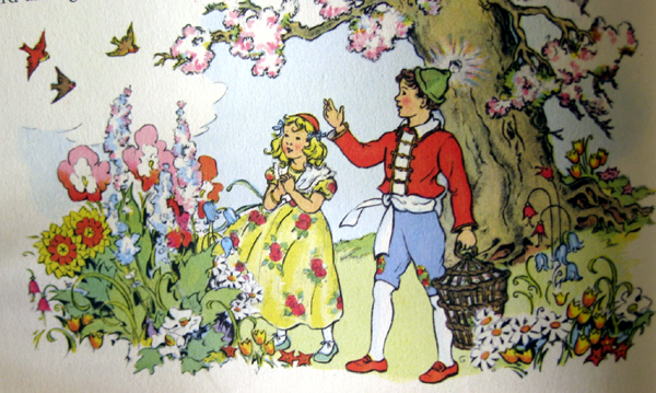 Maeterlinck's The Children's Blue Bird - Vintage Illustrated Book from