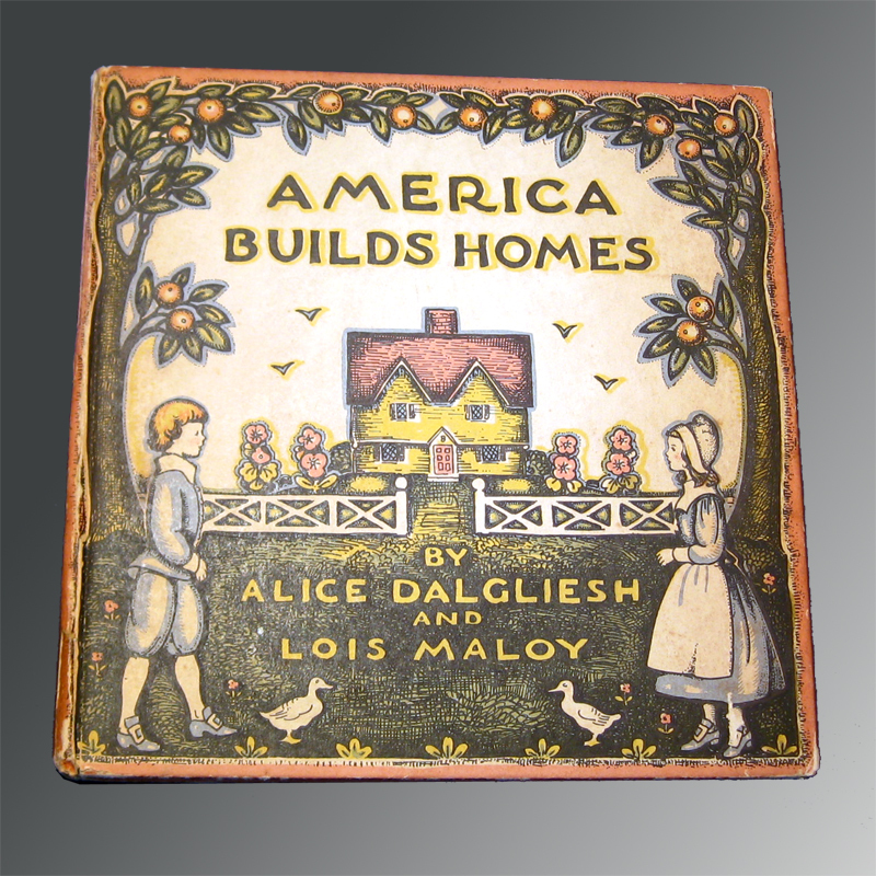 RARE Vintage Childrens Book America Builds Homes Architecture and American History RARE Vintage Childrens Book America Builds Homes Architecture and American History