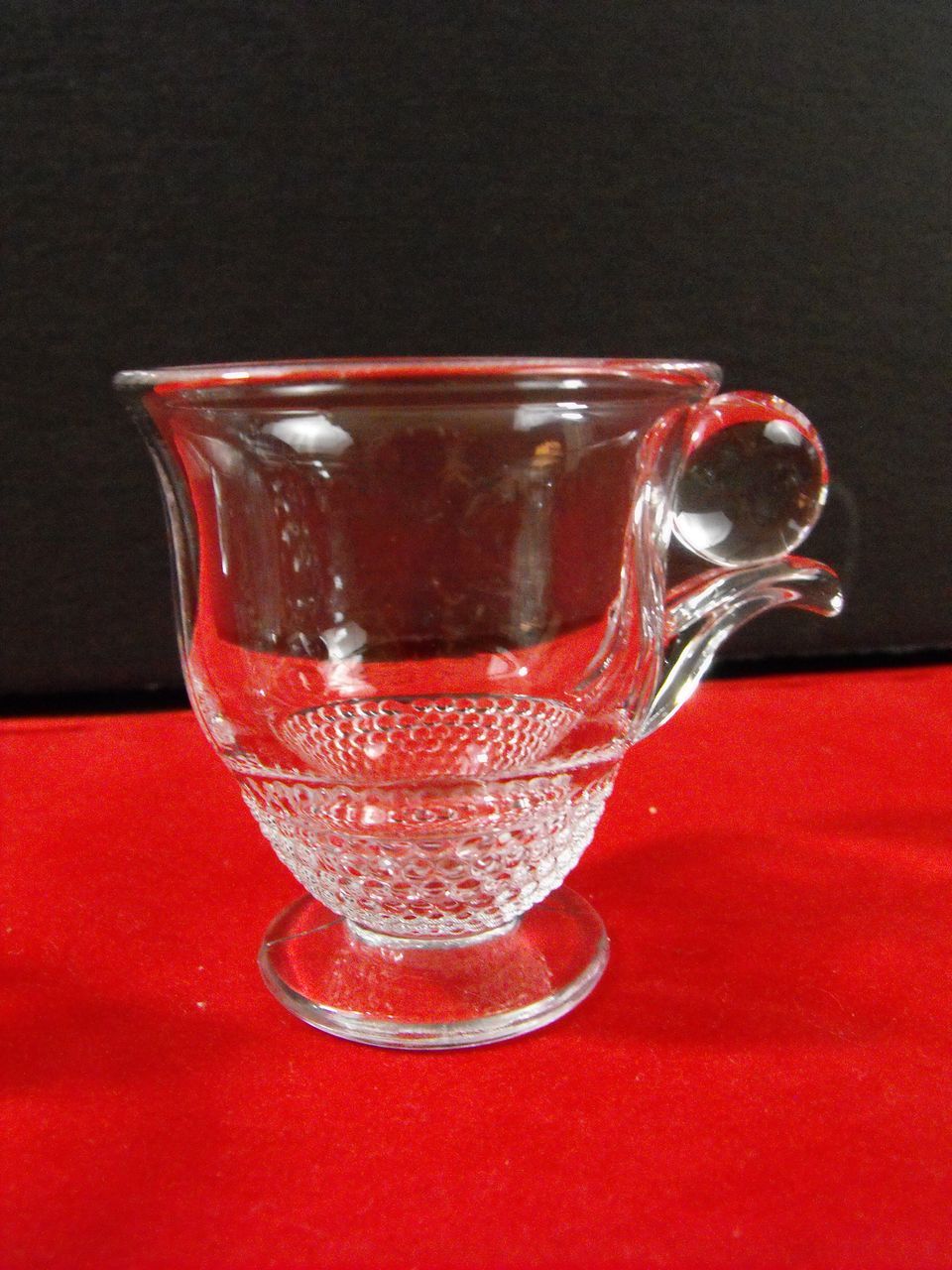 Duncan Glass Teardrop Espresso Cups Circa: 1938 - 50s Duncan Glass Teardrop Espresso Cups Circa: 1938 - 50s