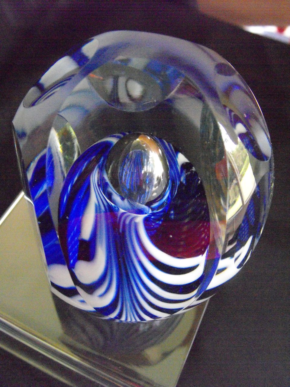 James Clark Paperweight Circa 1981 James Clark Paperweight Circa 1981