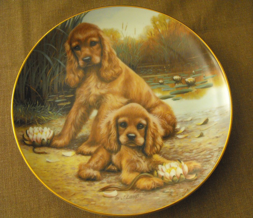 Hamilton Collection: A Sporting Generation: Picking Up the Scent : Cocker Spaniels from 1991 Hamilton Collection: A Sporting Generation: Picking Up the Scent : Cocker Spaniels from 1991