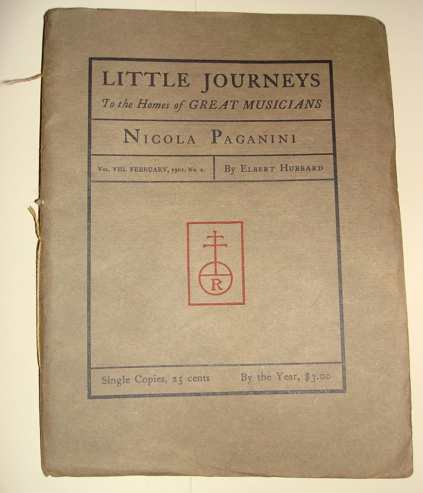 Roycroft Little Journeys Great Musicians-Nicola Paganini By Elbert Hubbard Roycroft Little Journeys Great Musicians-Nicola Paganini By Elbert Hubbard