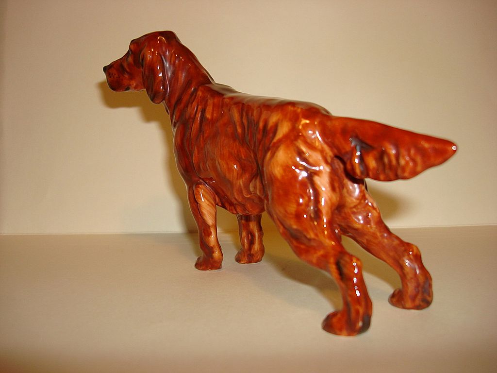 irish setter garden statues