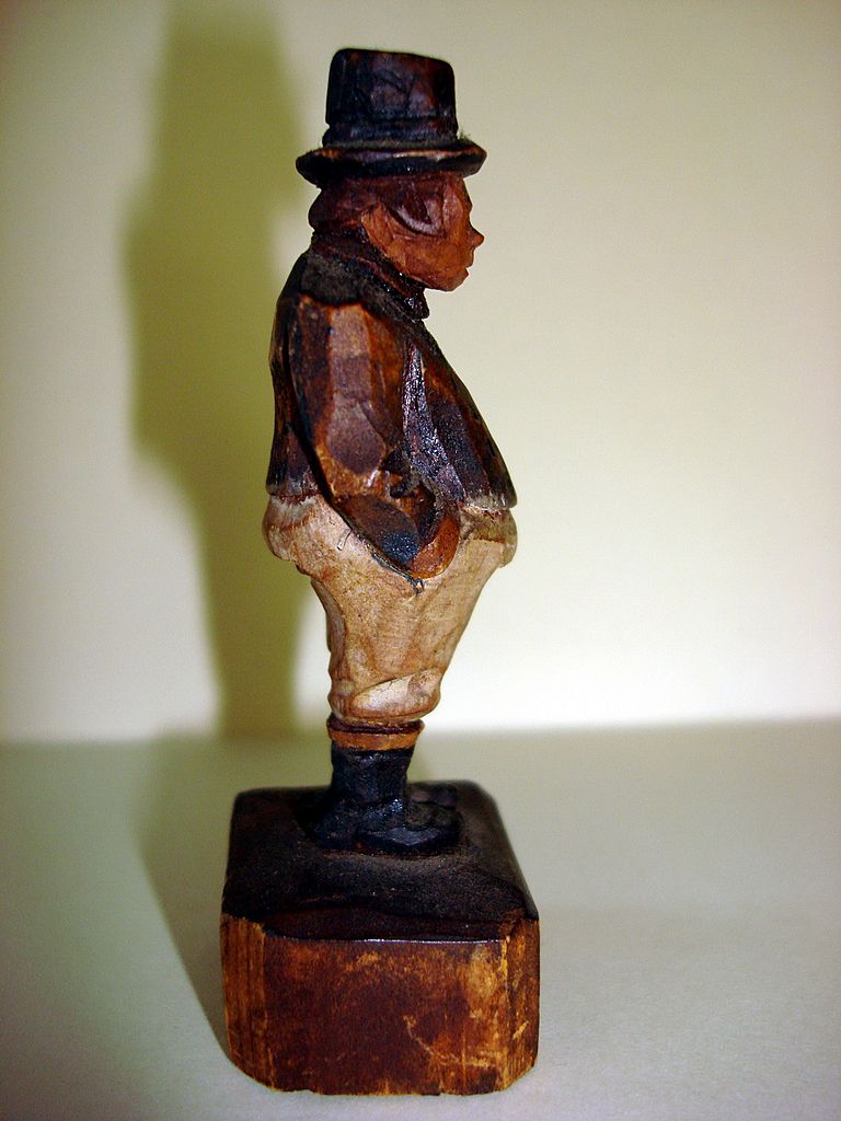 antique wooden figurines