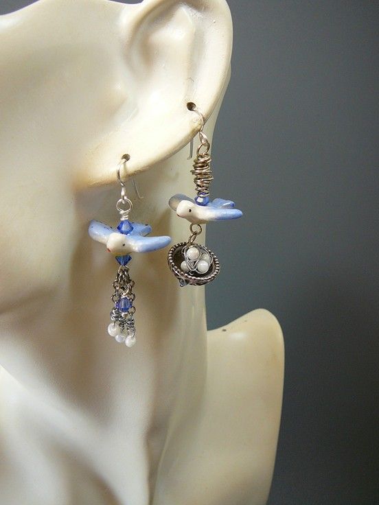 Anticipation ~ Out of My Mind Asymmetrical Earrings Anticipation ~ Out of My Mind Asymmetrical Earrings