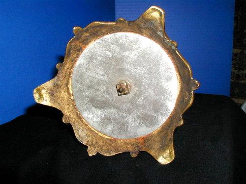 Longwy Lamp, Antique 19th C French Art Pottery Longwy Lamp, Antique 19th C French Art Pottery