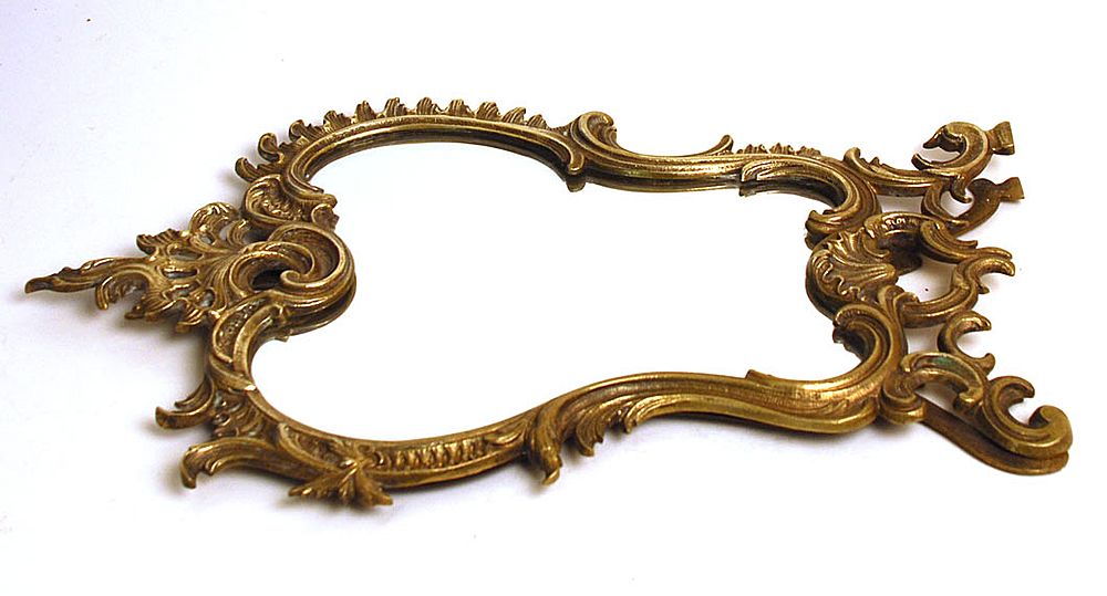 Antique Nineteenth Century Bronze Standing Table Mirror Antique Nineteenth Century Bronze Standing Table Mirror
