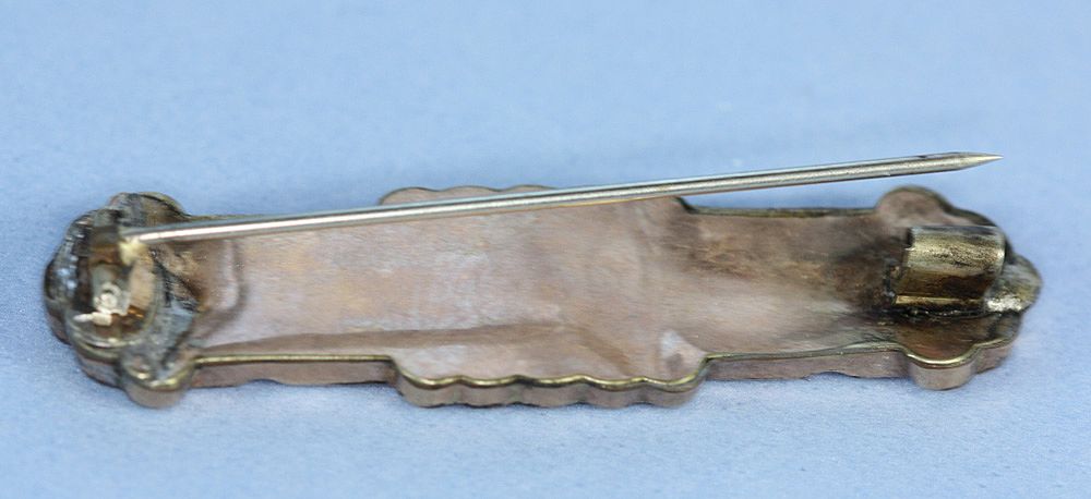 Victorian Gold Filled Taille d'Epargne Bar Pin Victorian Gold Filled Taille d'Epargne Bar Pin