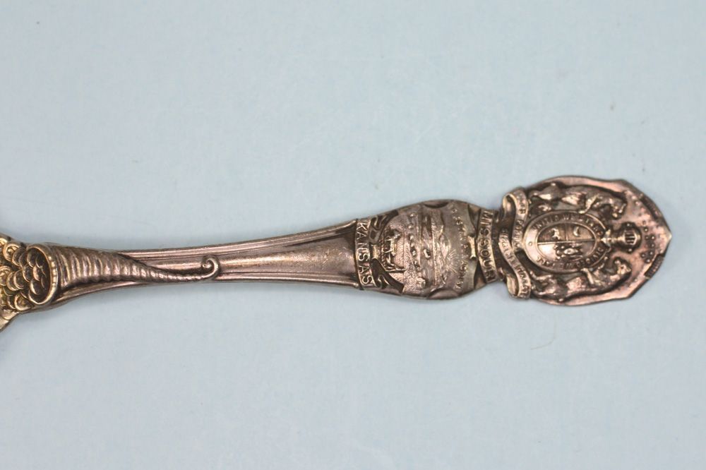 1911 Kansas City Missouri Souvenir Spoon R Wallace & Sons 1911 Kansas City Missouri Souvenir Spoon R Wallace & Sons