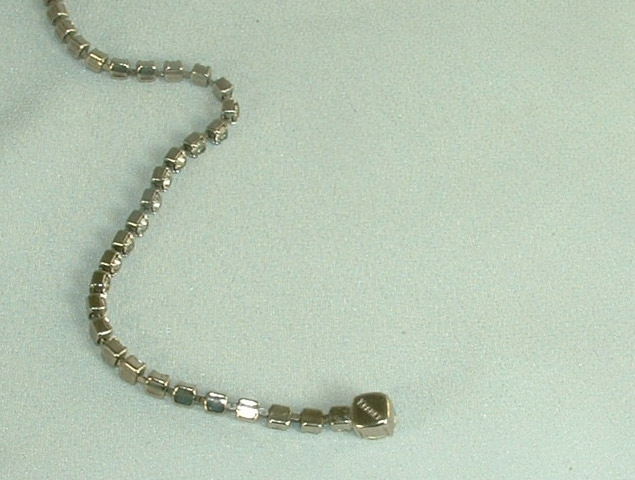 Rhinestone Bridal/Prom Necklace Festoon Style Kramer of New York Rhinestone Bridal/Prom Necklace Festoon Style Kramer of New York