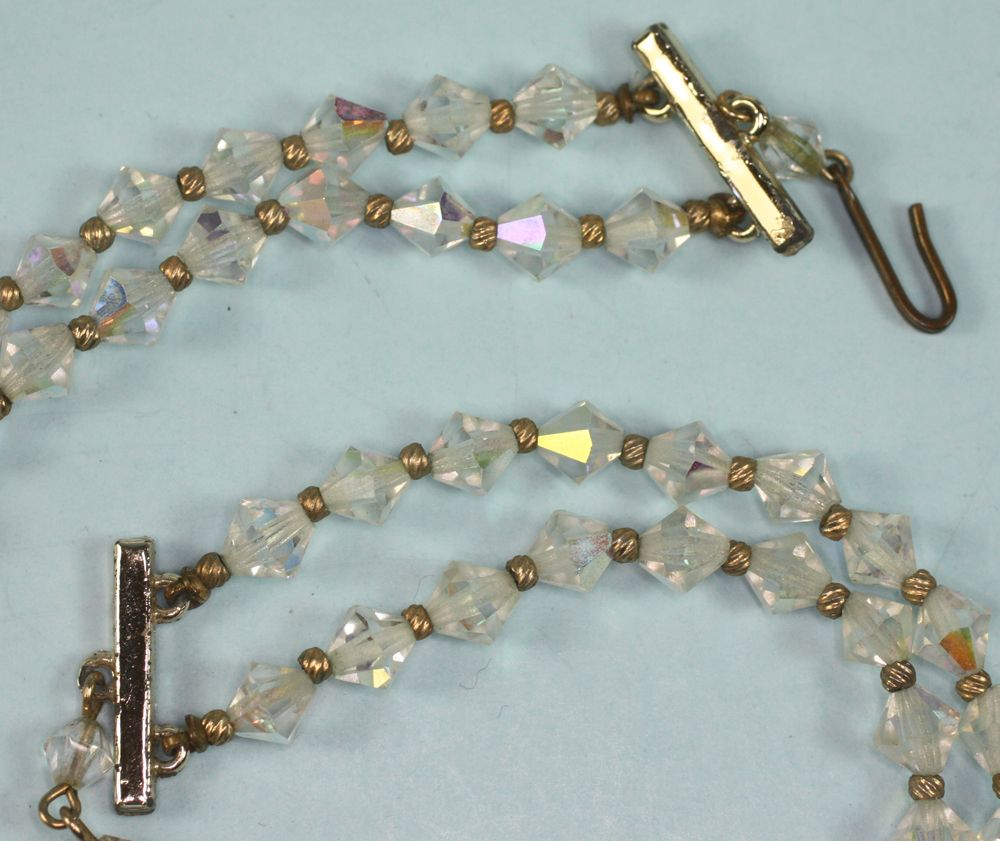 Aurora Borealis Crystal Necklace and Earrings Scitarelli Creations by Phyllis Aurora Borealis Crystal Necklace and Earrings Scitarelli Creations by Phyllis