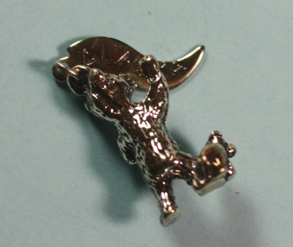 Vintage Sterling Alaska Bear Charm Mama and Baby Bear Vintage Sterling Alaska Bear Charm Mama and Baby Bear