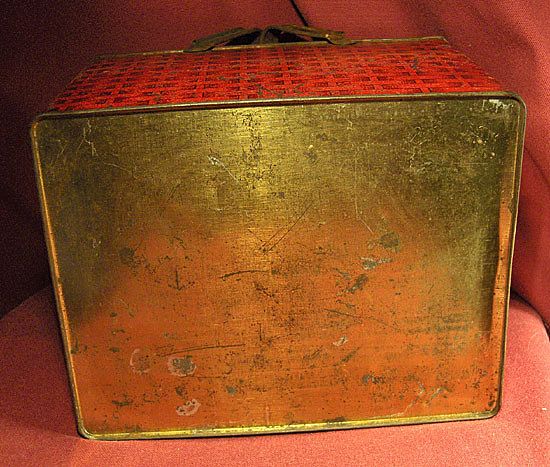 Lorillard Chewing Tobacco Tiger Lunch Pail Tin Lorillard Chewing Tobacco Tiger Lunch Pail Tin