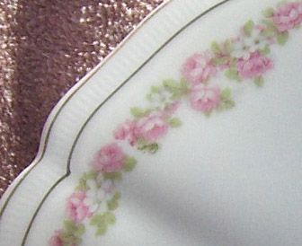 Vienna Austria Porcelain Pink and White Flowers Handled Round Covered Vegetable Bowl or Casserole Vienna Austria Porcelain Pink and White Flowers Handled Round Covered Vegetable Bowl or Casserole