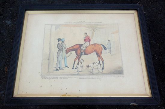 Set of Four 1800's Sports Mishaps Prints by Henry Thomas Alken Set of Four 1800's Sports Mishaps Prints by Henry Thomas Alken