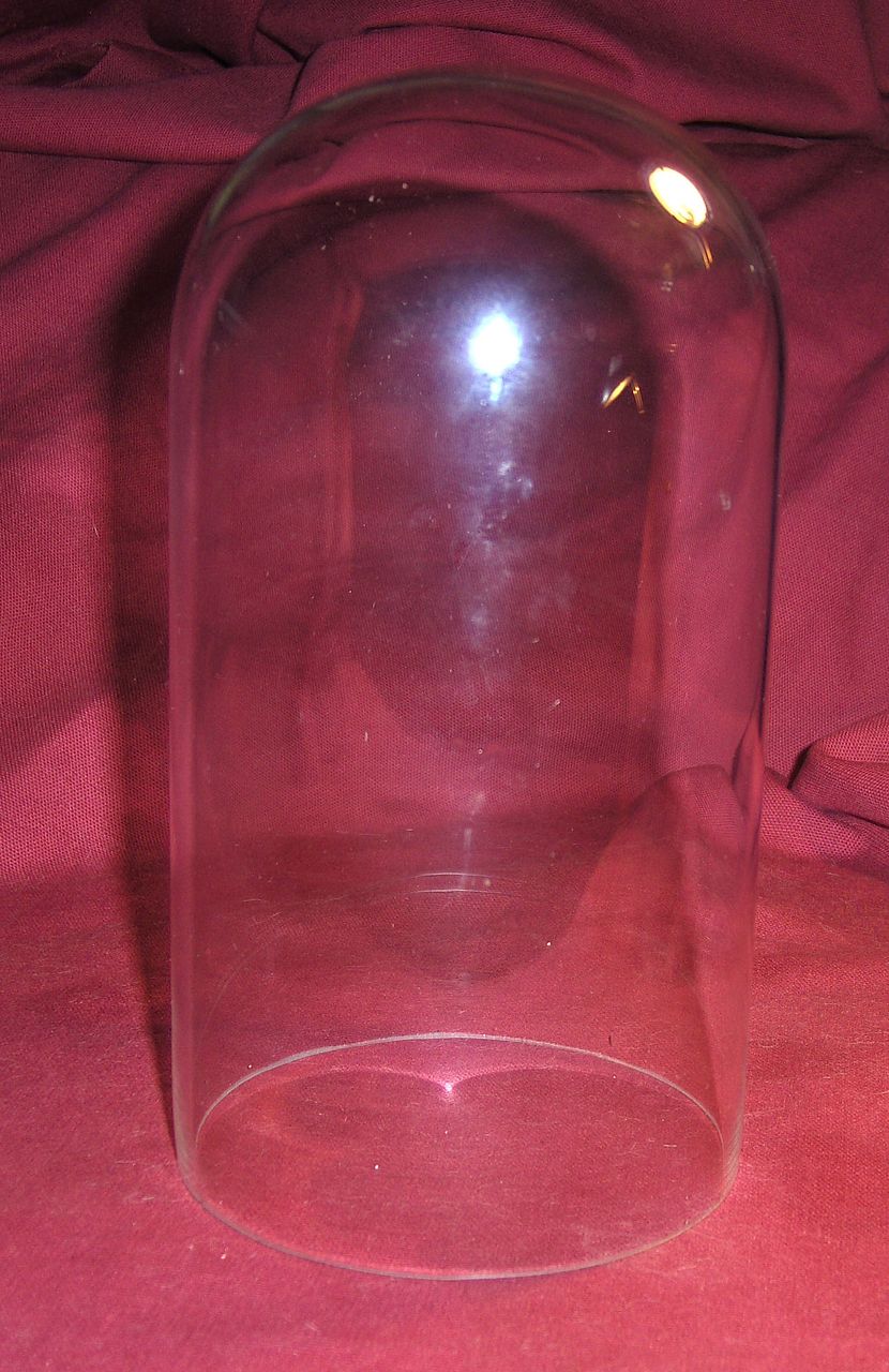 Vintage Clear Glass Dome Cover Vintage Clear Glass Dome Cover