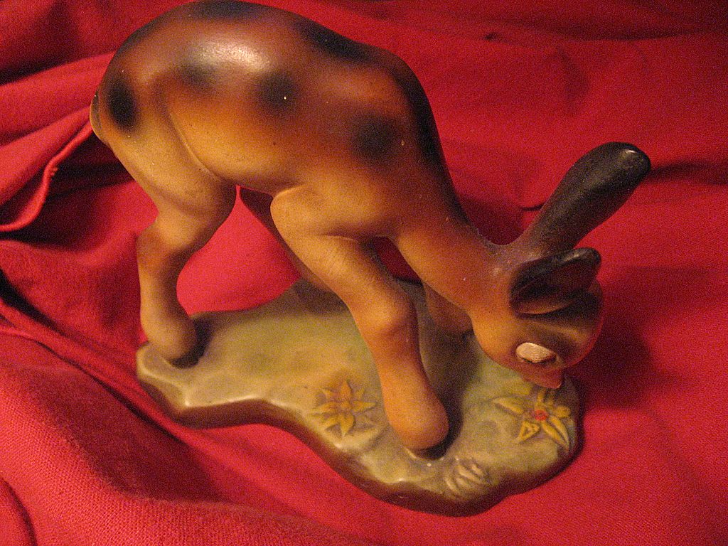 Rare Early Bambi Figurine Made for Disney by Leonardi - 1940's Rare Early Bambi Figurine Made for Disney by Leonardi - 1940's