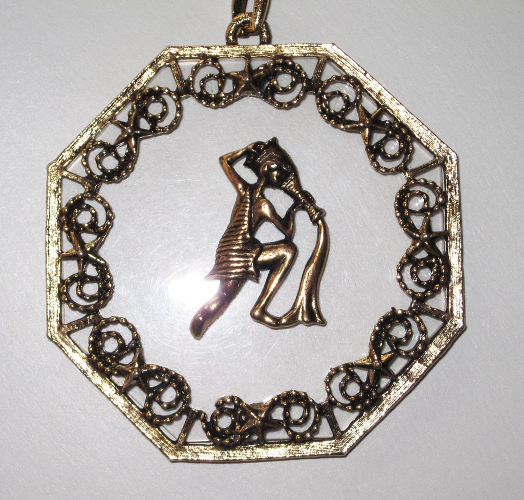 Vintage Age of Aquarius Huge Lucite Pendant Vintage Age of Aquarius Huge Lucite Pendant