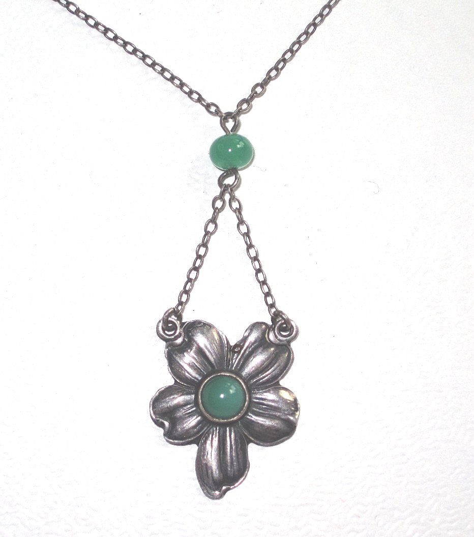 Vintage Sterling Art Nouveau Necklace Vintage Sterling Art Nouveau Necklace