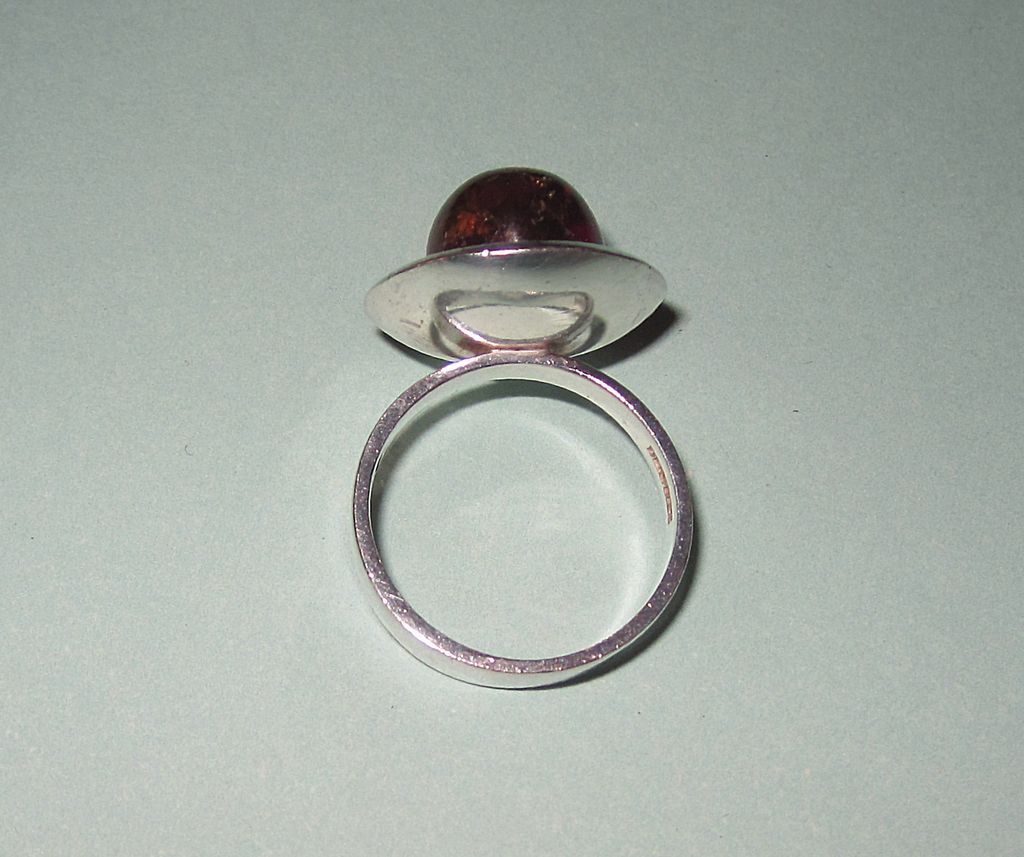 Danish Modern Sterling Ring M.P. Christoftersen, Denmark Danish Modern Sterling Ring M.P. Christoftersen, Denmark