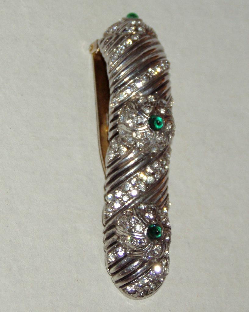 Art Deco Large Dressclip 3 Inches Long Art Deco Large Dressclip 3 Inches Long