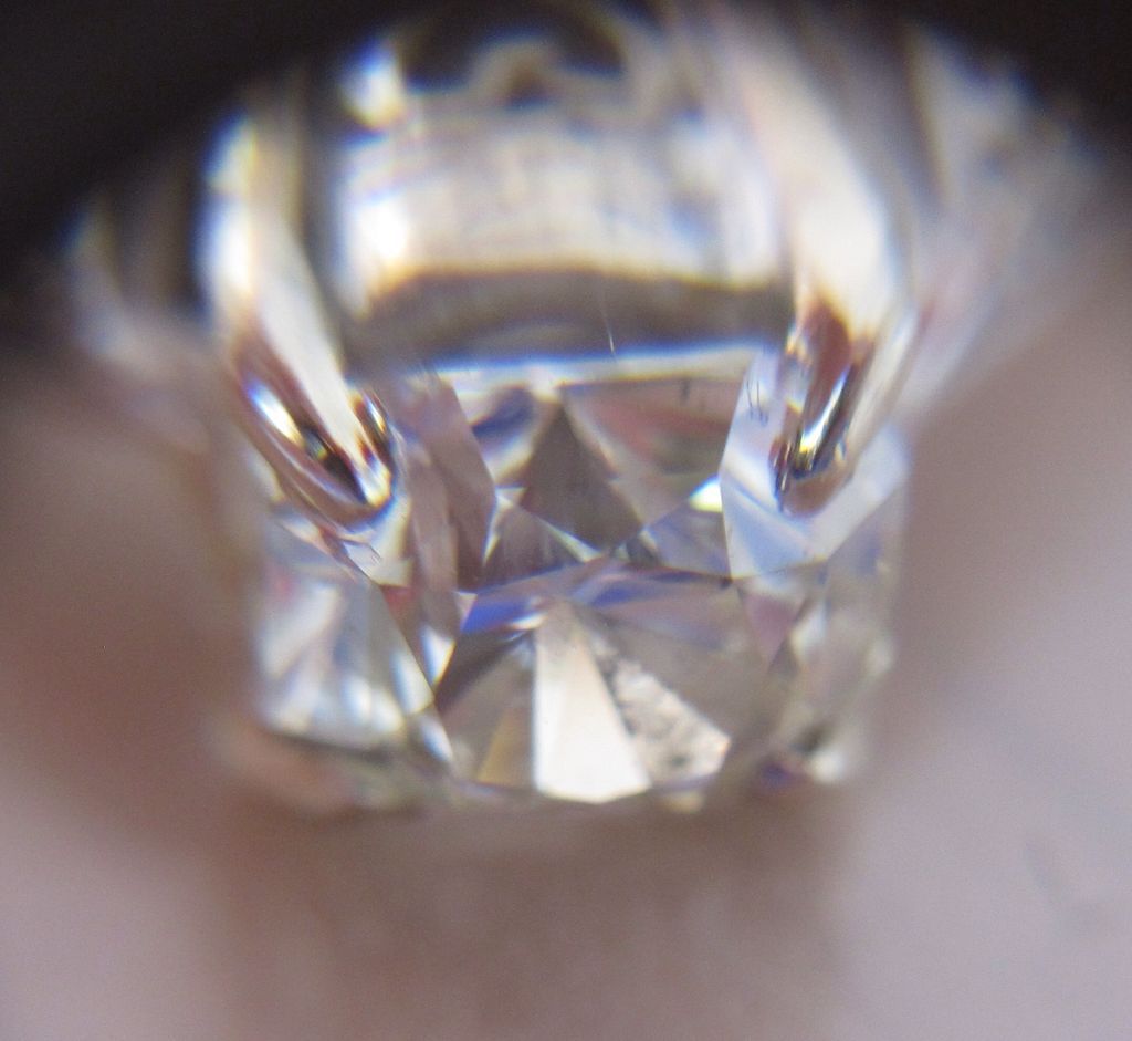 Asscher Cut Vintage Diamond Ring Solitaire 18K White Gold Asscher Cut Vintage Diamond Ring Solitaire 18K White Gold