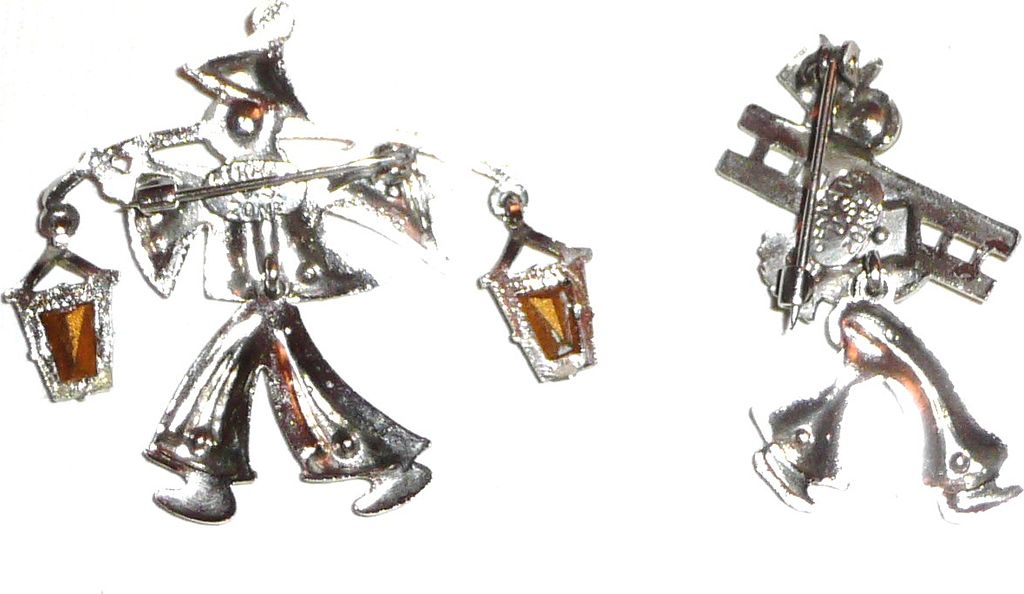 Two Little Pins Marked "U.S. Zone Germany." Two Little Pins Marked "U.S. Zone Germany."