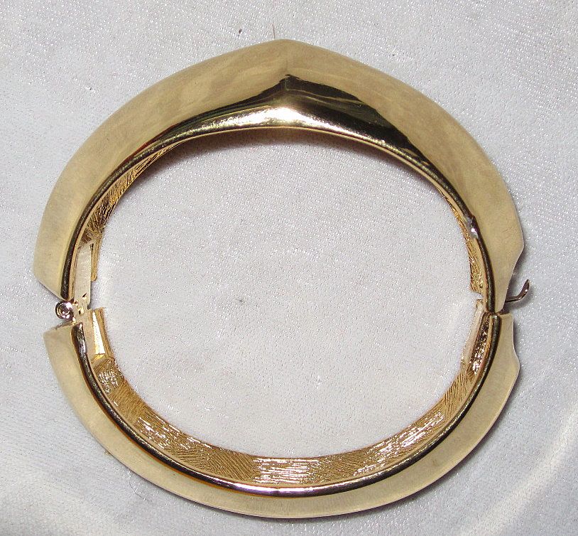 Chunky Vintage Givenchy Wide Goldtone Bracelet Chunky Vintage Givenchy Wide Goldtone Bracelet