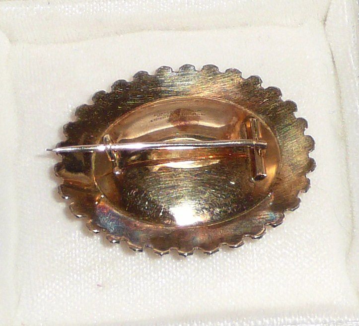 Victorian Memorial 14K Pearls Jet Woven Hair Brooch Victorian Memorial 14K Pearls Jet Woven Hair Brooch