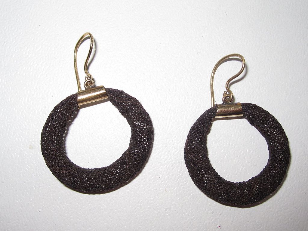 Victorian Hair Earrings Lovely Victorian Hair Earrings Lovely