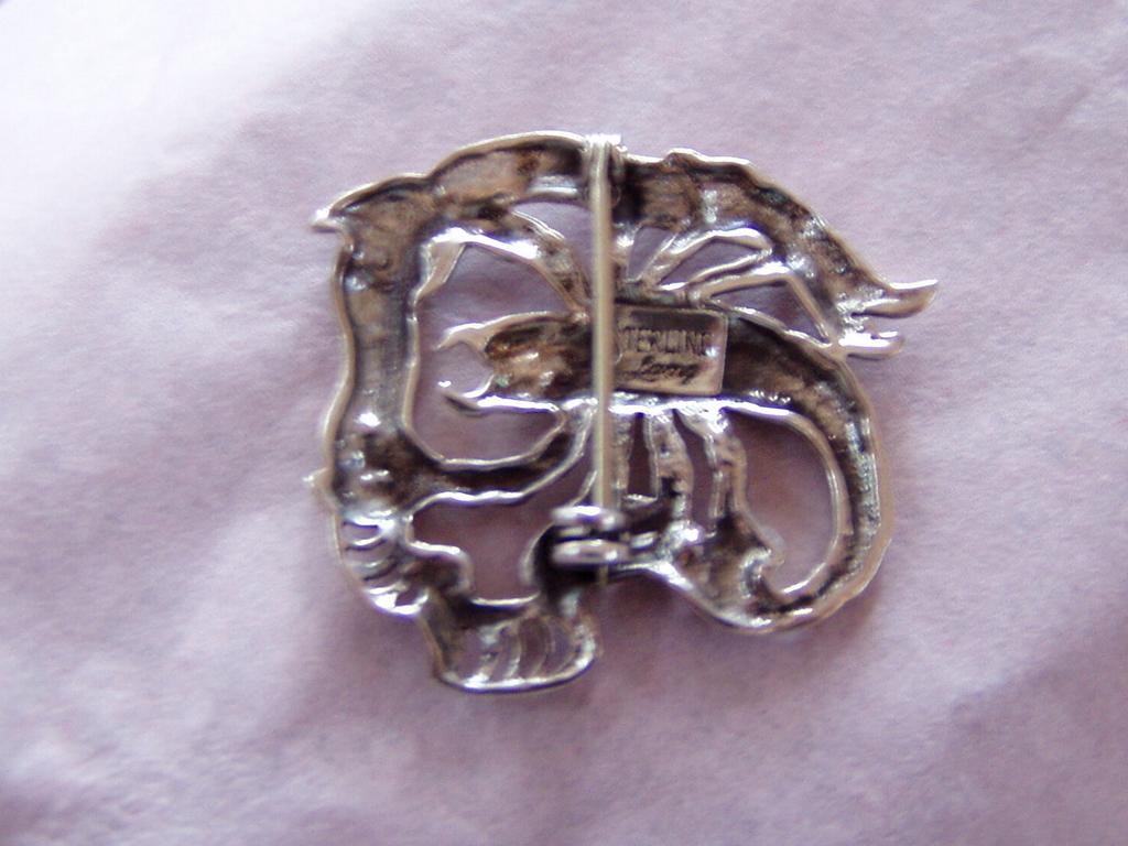 Vintage Lang Sterling Scorpio Zodiac Pin Vintage Lang Sterling Scorpio Zodiac Pin