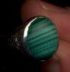 Vintage Silver Malachite Ring Vintage Silver Malachite Ring