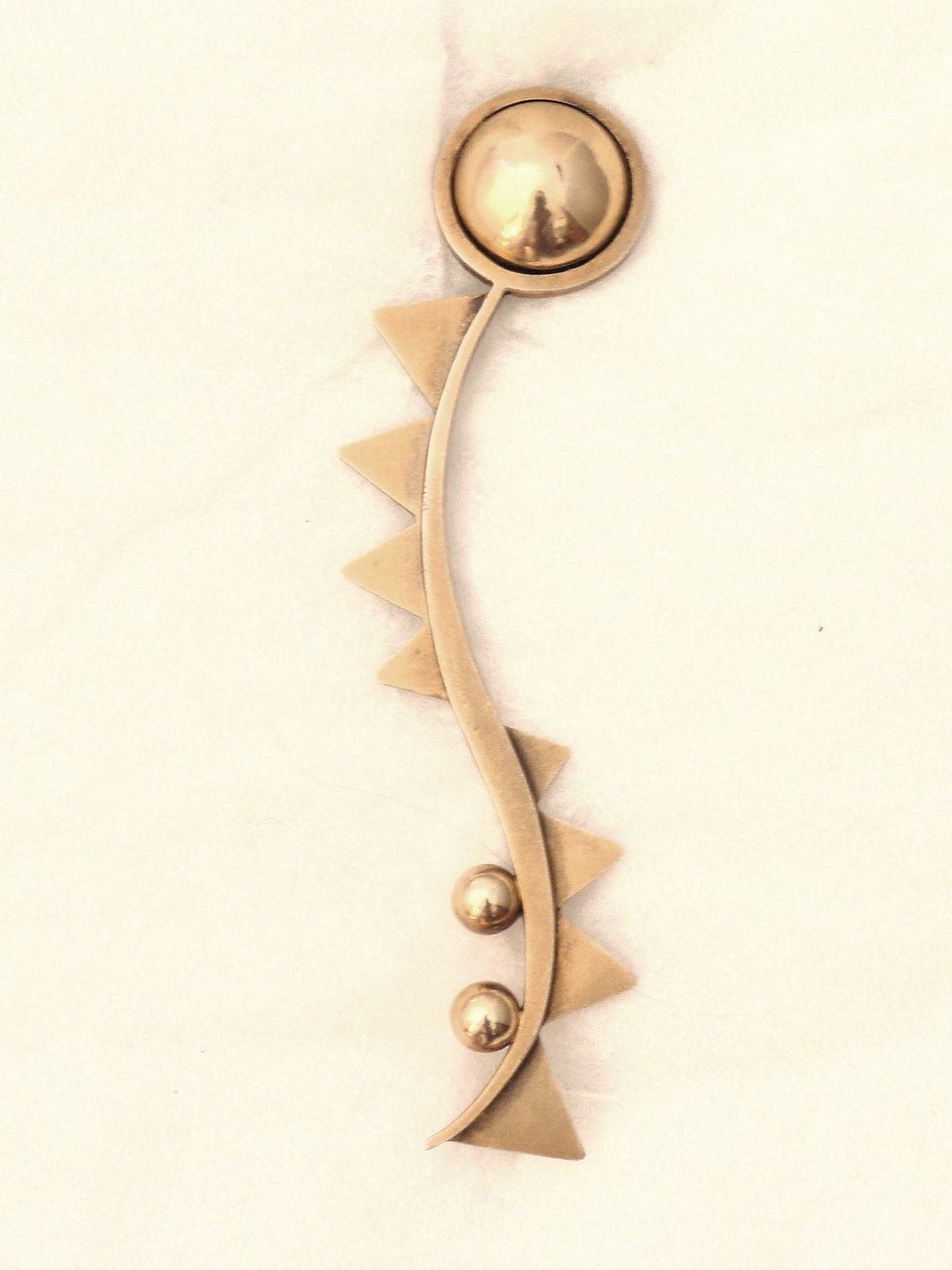 Unusual Studio Silver Modern Brooch Unusual Studio Silver Modern Brooch