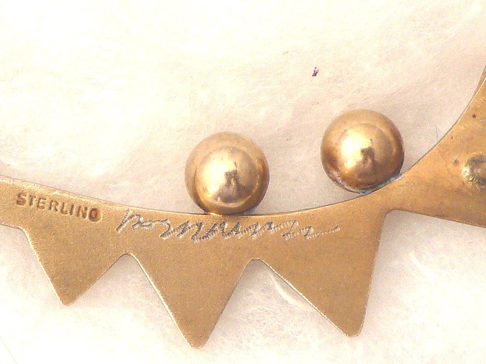 Unusual Studio Silver Modern Brooch Unusual Studio Silver Modern Brooch