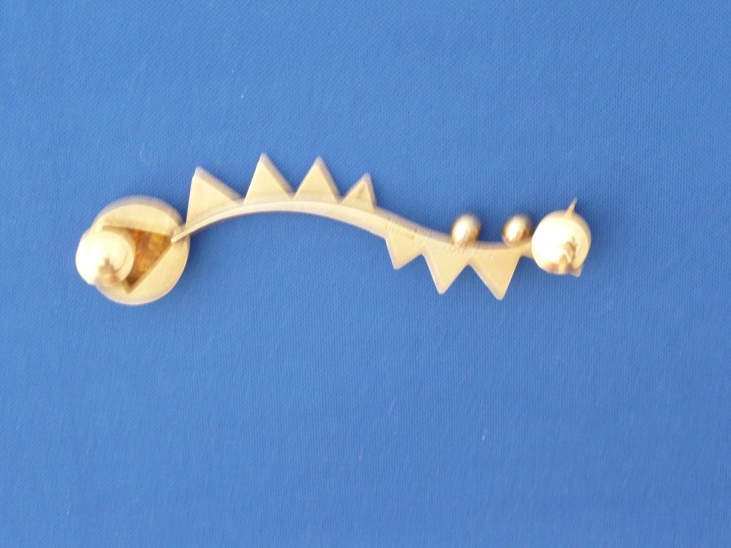 Unusual Studio Silver Modern Brooch Unusual Studio Silver Modern Brooch