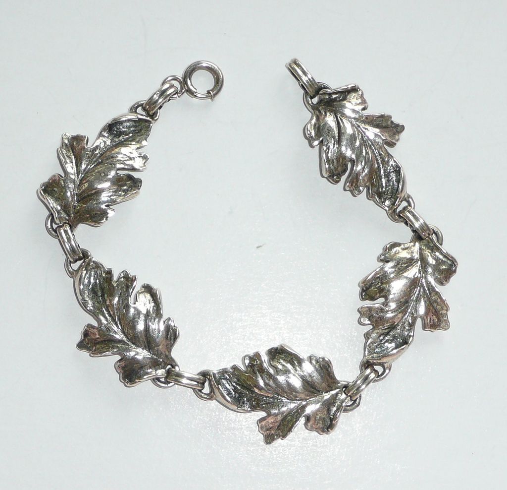 Danecraft Sterling Leaf Bracelet Danecraft Sterling Leaf Bracelet
