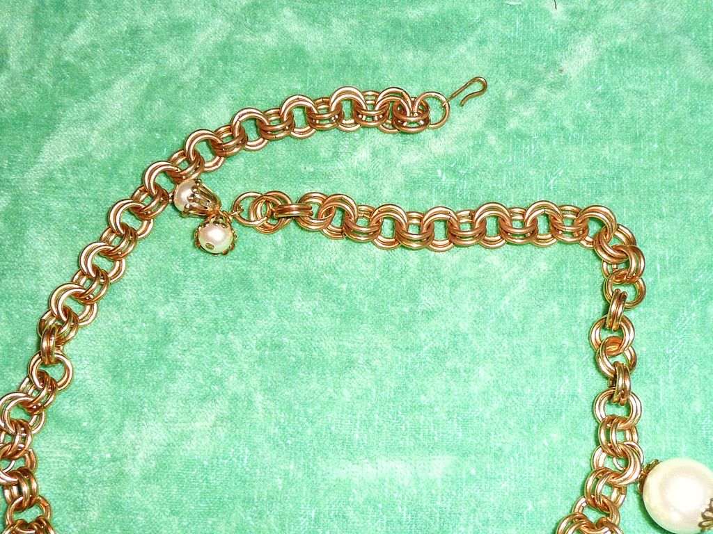 Necklace Large Faux pearls Necklace Large Faux pearls