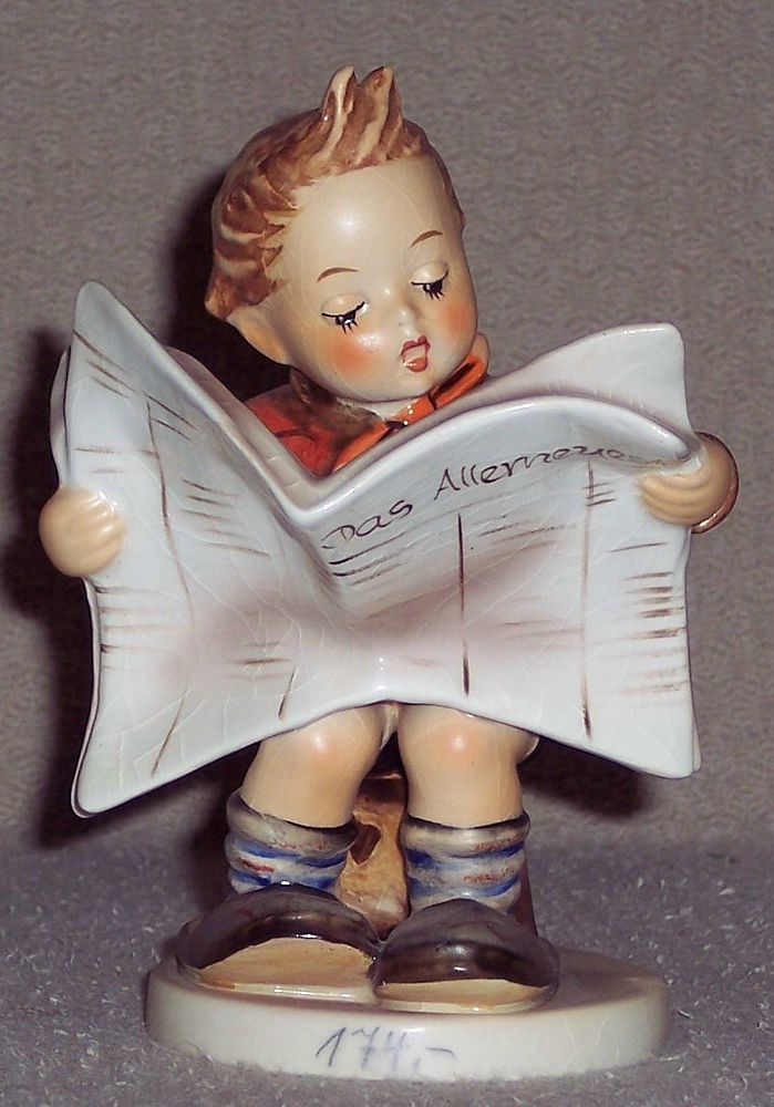 Hummel Figurine #184 "Latest News" TM6 Hummel Figurine #184 "Latest News" TM6