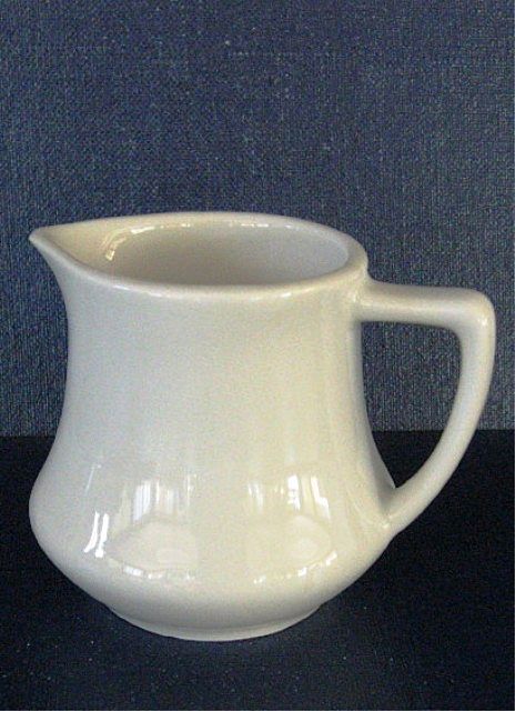 Restaurant Ware White Creamer Syrup Pitcher Restaurant Ware White Creamer Syrup Pitcher