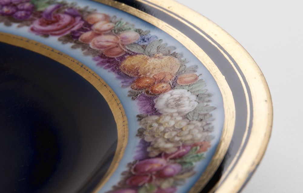 French Sevres Porcelain 1801-03 Fond Ecaille Plate, Assietee Unie French Sevres Porcelain 1801-03 Fond Ecaille Plate, Assietee Unie