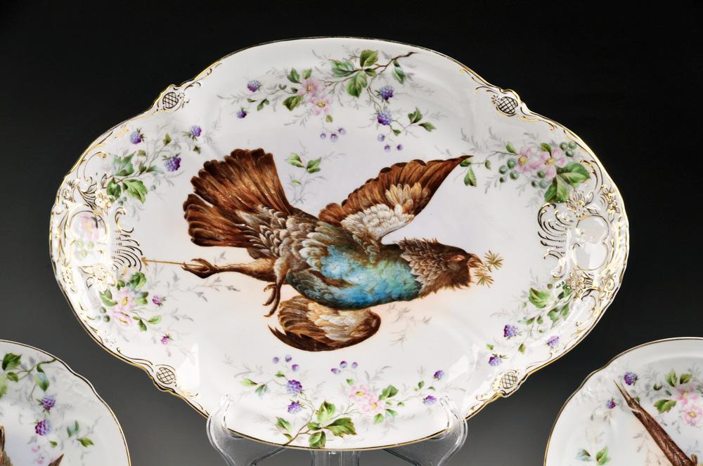 Karlsbad Handpainted Game Bird Set, 7 Pieces Karlsbad Handpainted Game Bird Set, 7 Pieces