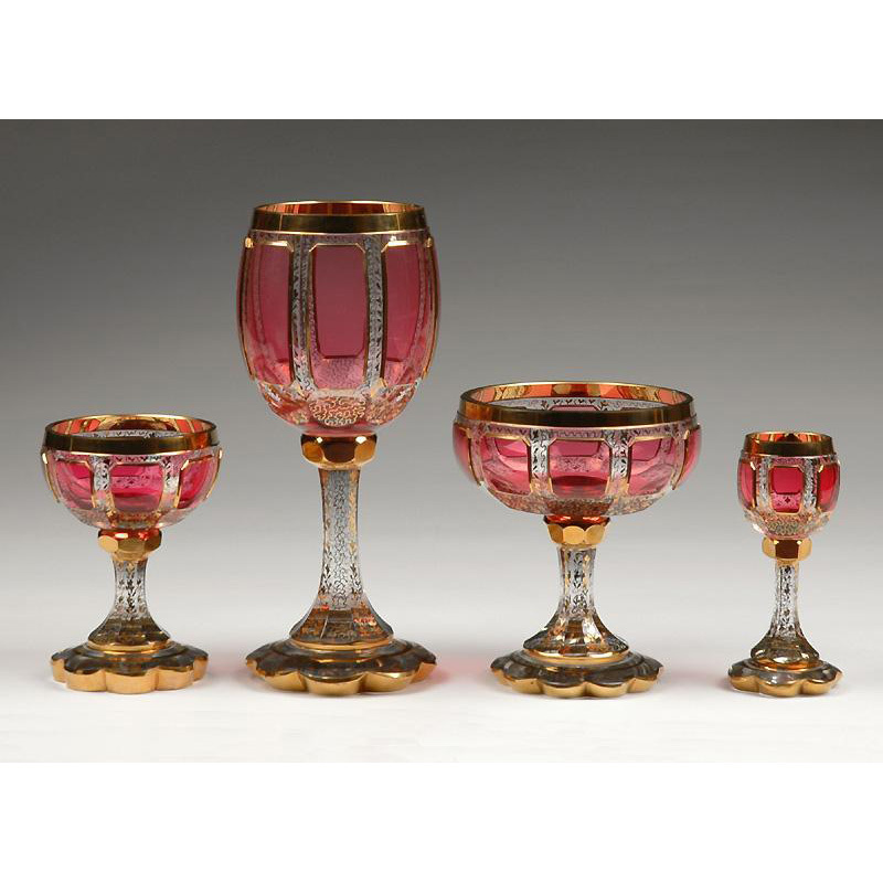 44 Piece Set of Moser Stemware 44 Piece Set of Moser Stemware