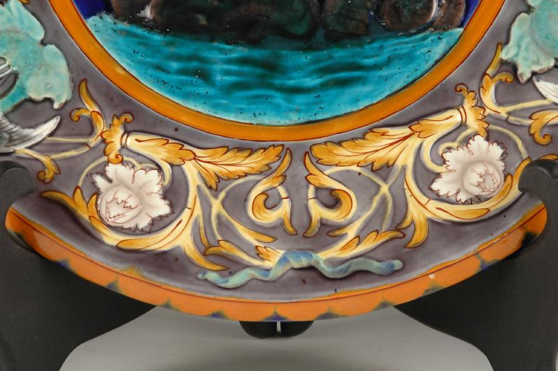 Wedgwood Charger, Leda And The Swan, 1872 Wedgwood Charger, Leda And The Swan, 1872