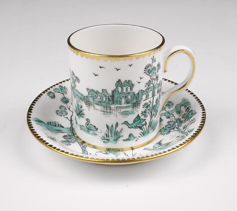 Royal Chelsea Demitasse Cups & Saucers (7) Royal Chelsea Demitasse Cups & Saucers (7)