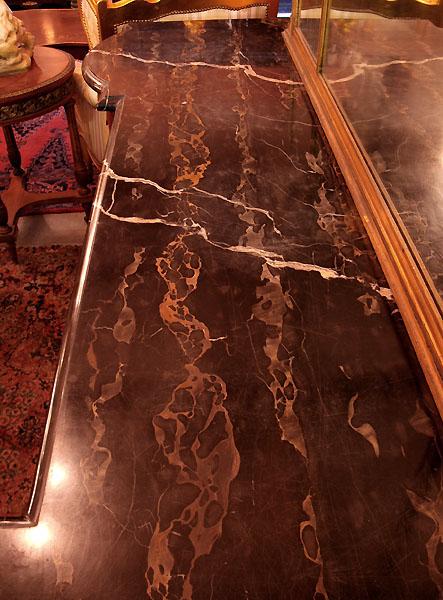 Northern Italian Marble Top Sideboard Northern Italian Marble Top Sideboard