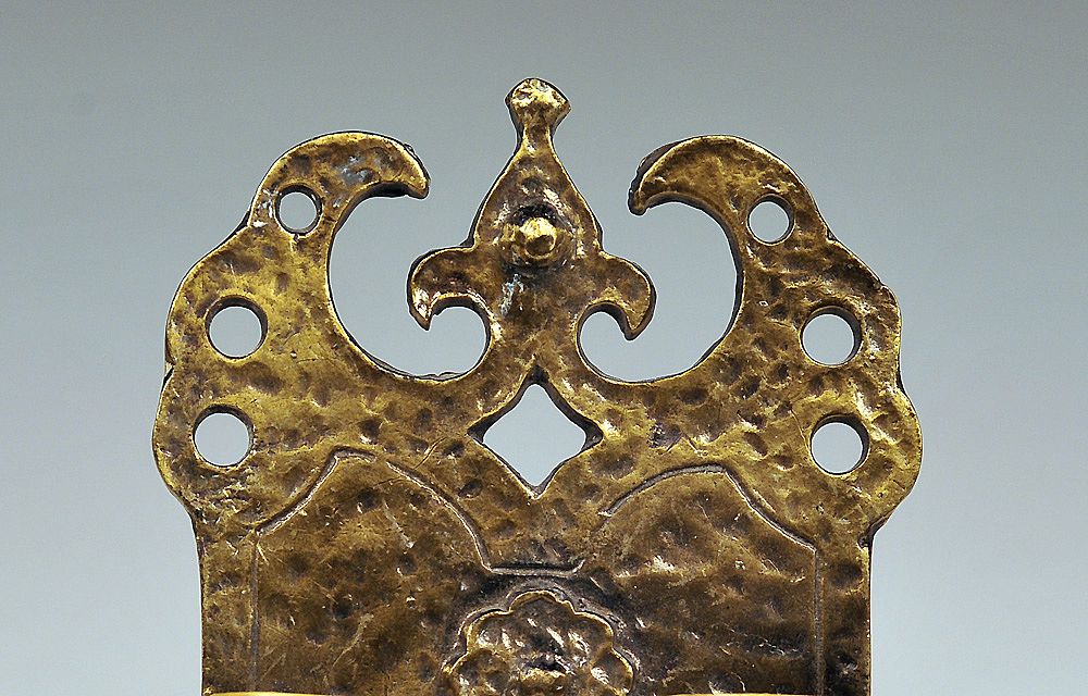 Pair of Hammered Copper Arts & Crafts 2-Light Wall Sconces Pair of Hammered Copper Arts & Crafts 2-Light Wall Sconces