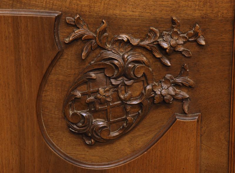 19th C. French Provincial Walnut Buffet a deux Corps 19th C. French Provincial Walnut Buffet a deux Corps